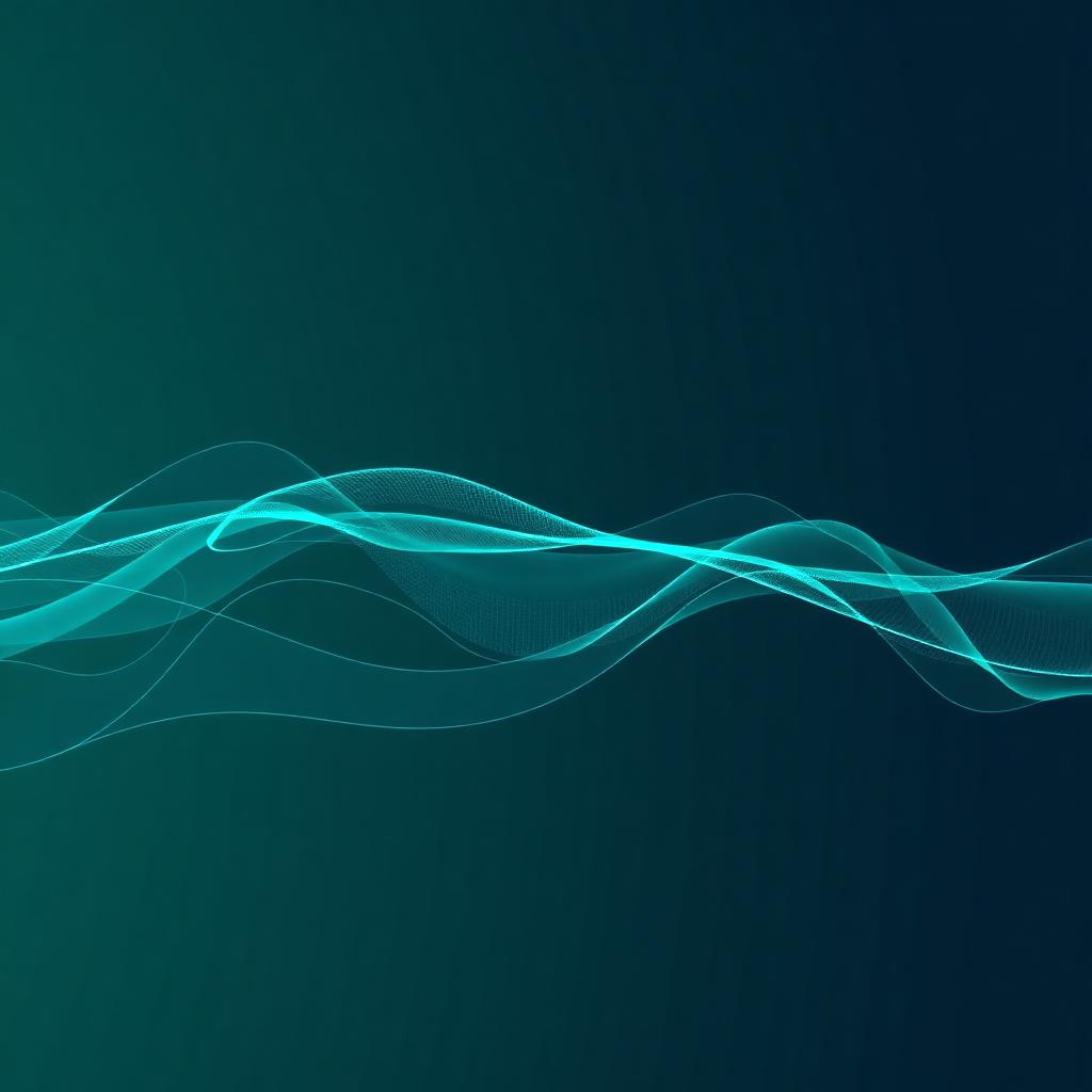 Abstract digital waves